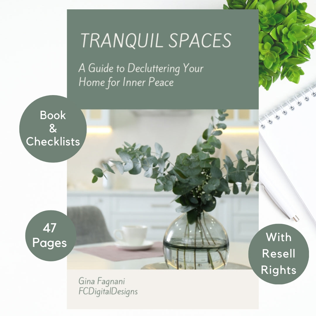 Decluttering Your Home for Inner Peace Book and Checklists