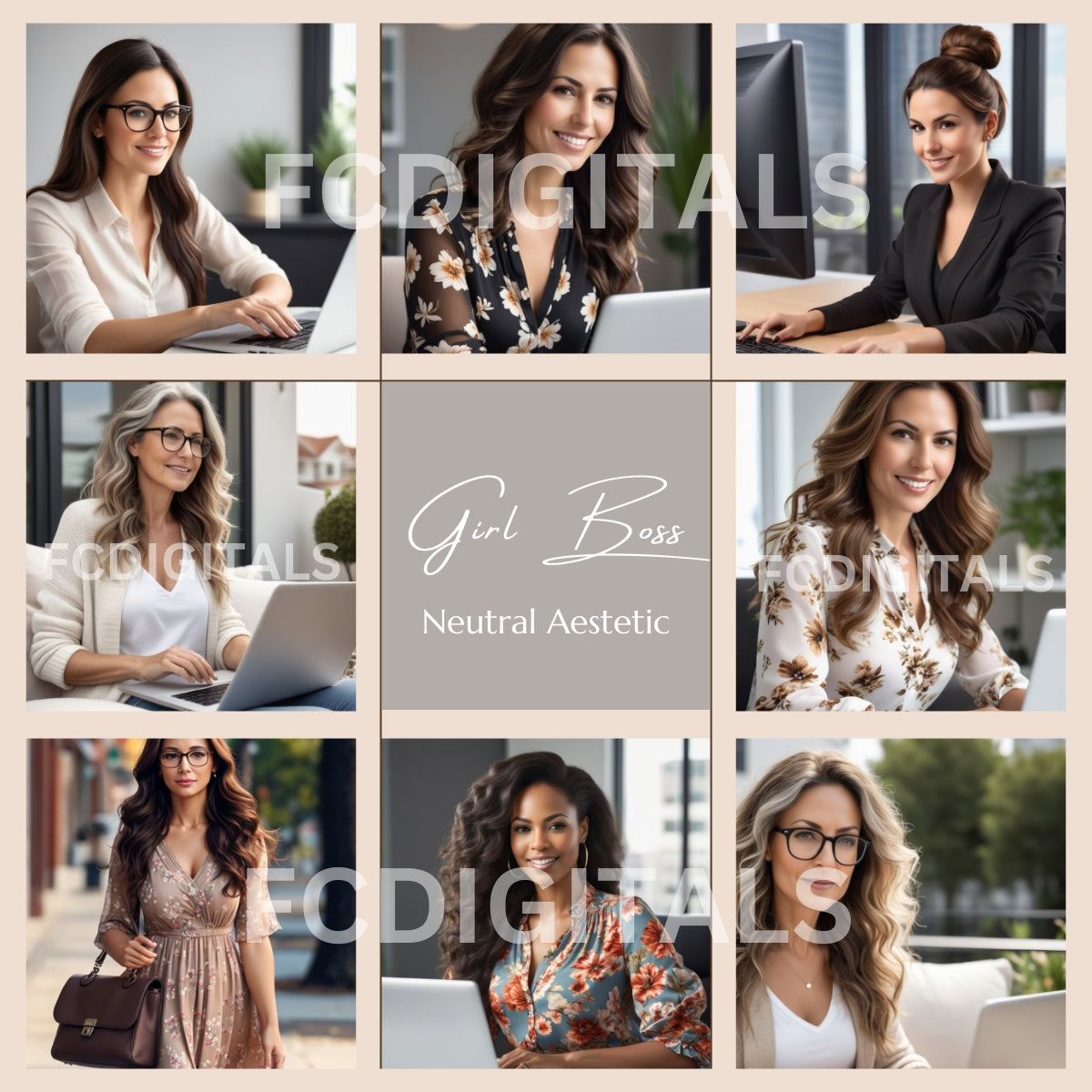 Girl Boss Stock Images, Social Media Marketing Stock Images, Lifestyle Image Bundle, Work from Home, Business Women Photos, Done For You