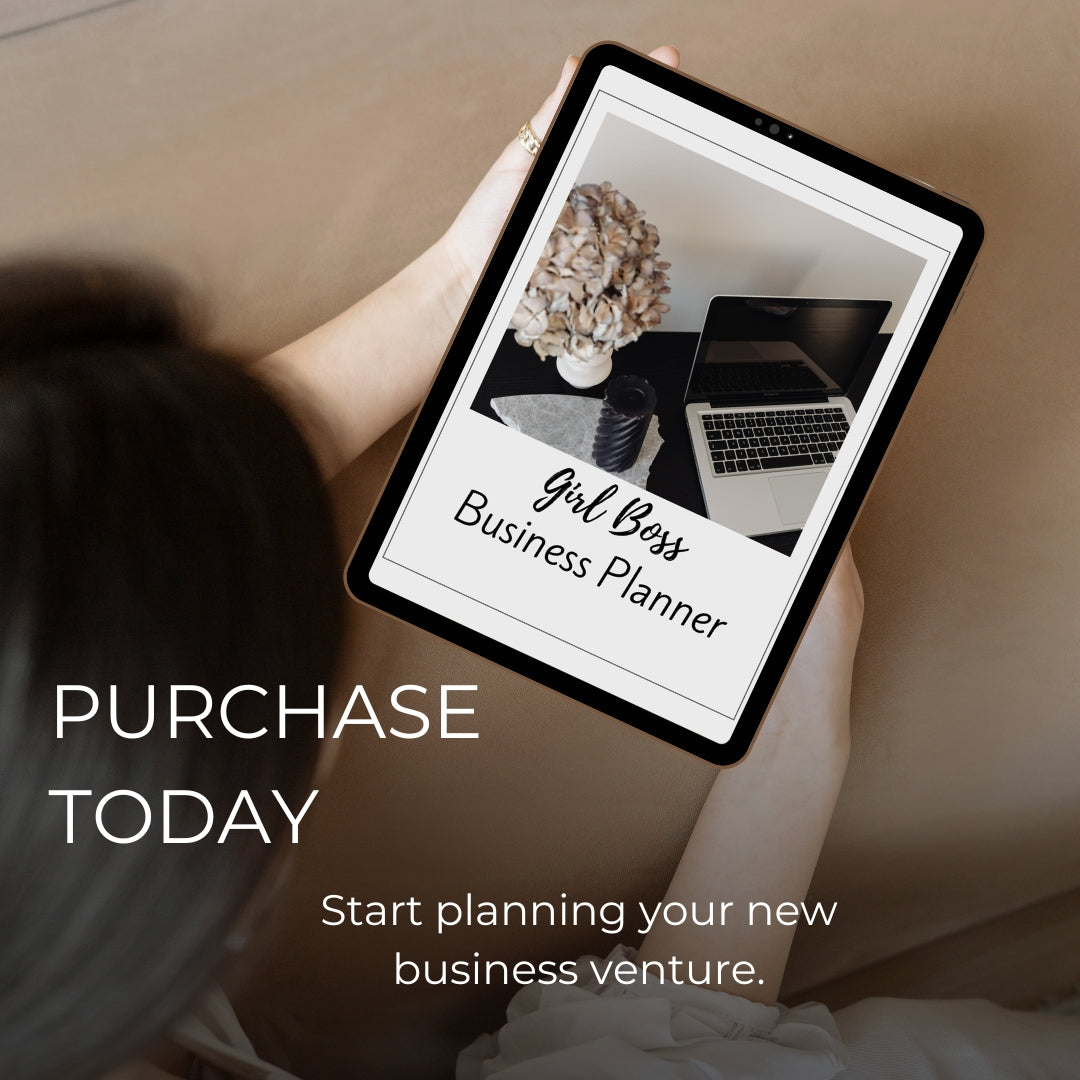 Girl Boss Business Planner, Digital Business Planner with Resell Rights