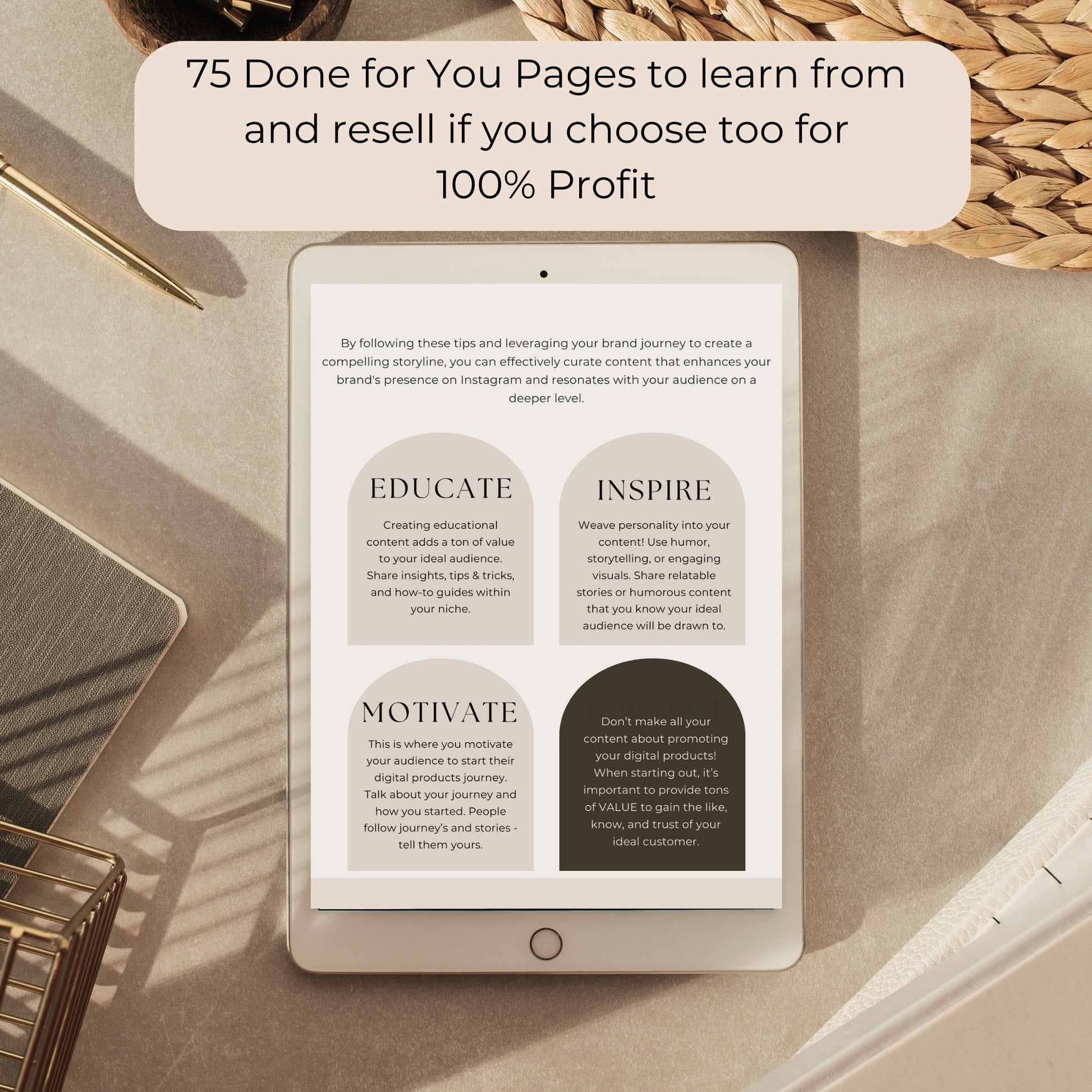 Your Hidden Empire Ebook, Faceless Marketing Guide, Done For You Ebook, Faceless Digital Marketing Guide with Master Resell Rights
